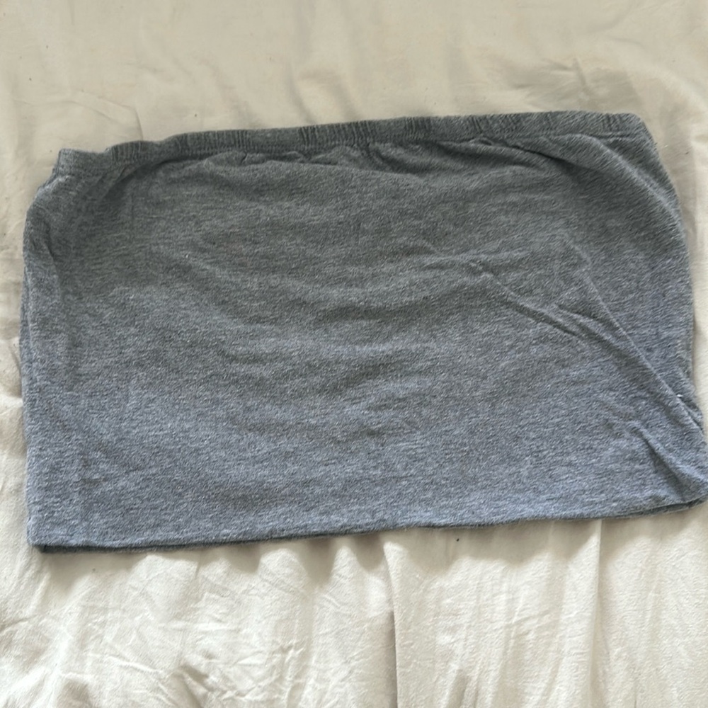 Grey tube top